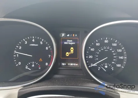 2017 Hyundai Santa Fe Se from USA, damaged, VIN KM8SN4HF5HU172650